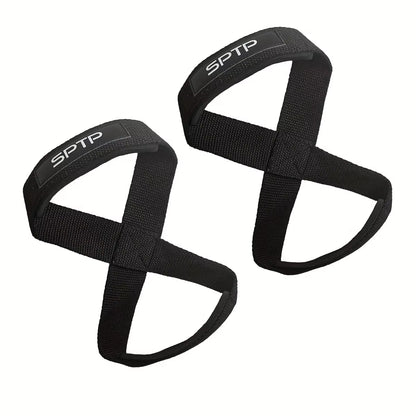 Figure 8 Lifting Straps, Weight Lifting Wrist Straps for Deadlift, Powerlifting, Strongman, & Cross Training Strong Wrist Straps
