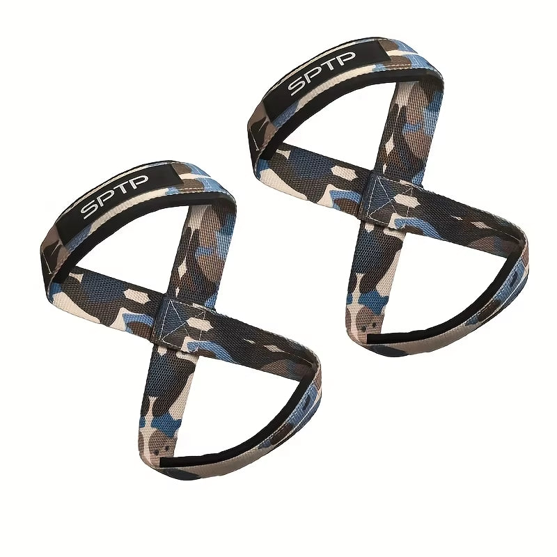 Figure 8 Lifting Straps, Weight Lifting Wrist Straps for Deadlift, Powerlifting, Strongman, & Cross Training Strong Wrist Straps